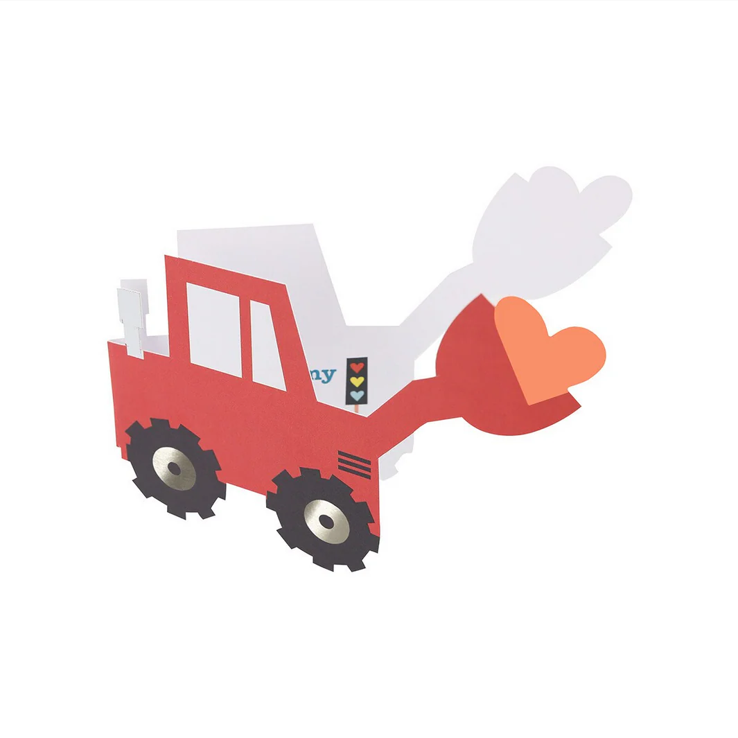 Truck Kids Valentine's Card Set (x24) - Image 6