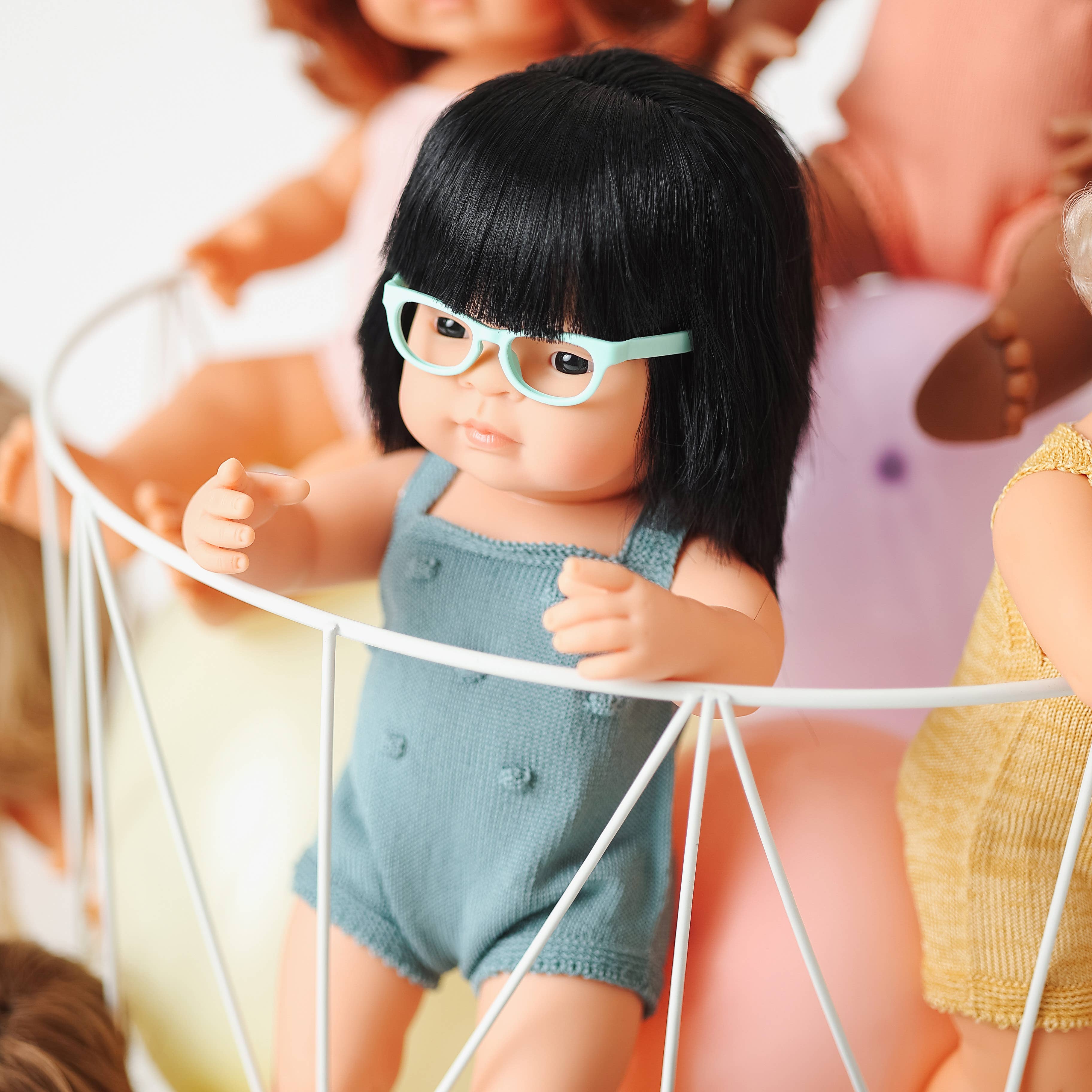 Turquoise Glasses for 15'' Dolls - Image 3