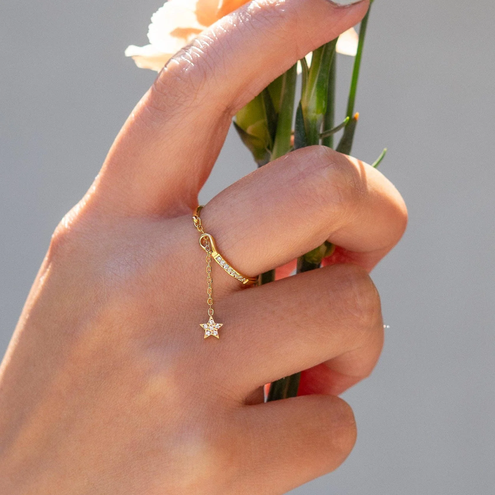 Twinkle Ring - 18K Gold Plated + CZ
