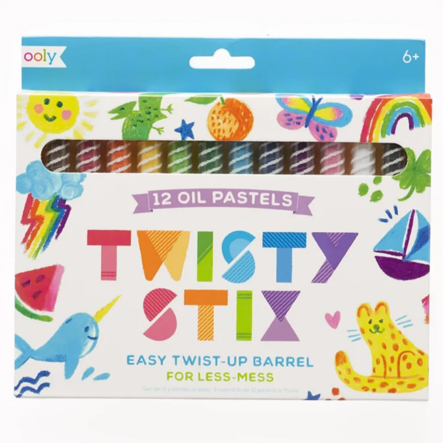 Twisty Stix -12 Oil Pastels