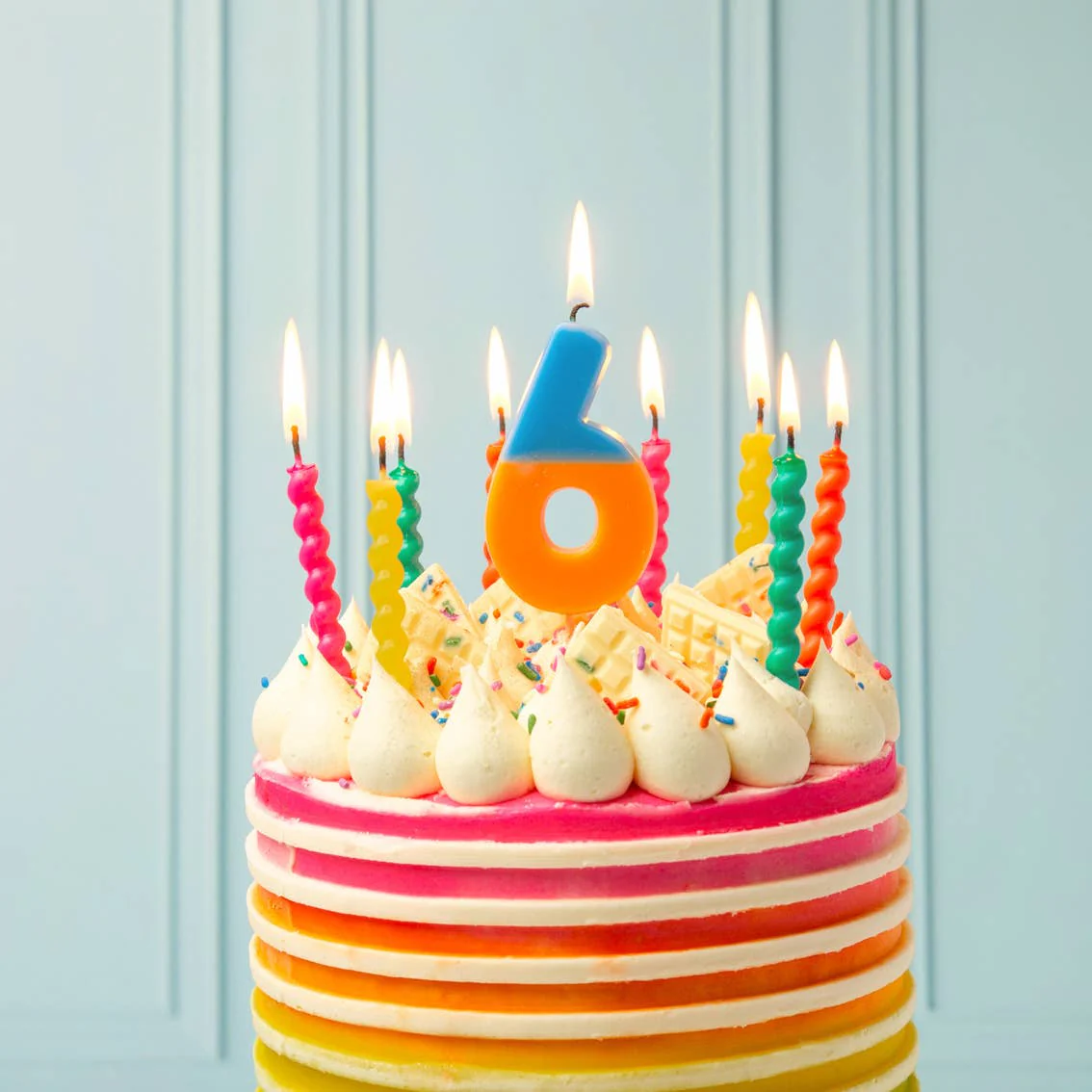 Twisted Rainbow Birthday Candles - Image 7
