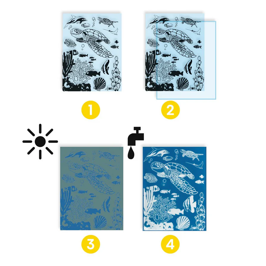 Ultramarine Cyanotype Paper Craft Kit - Image 5