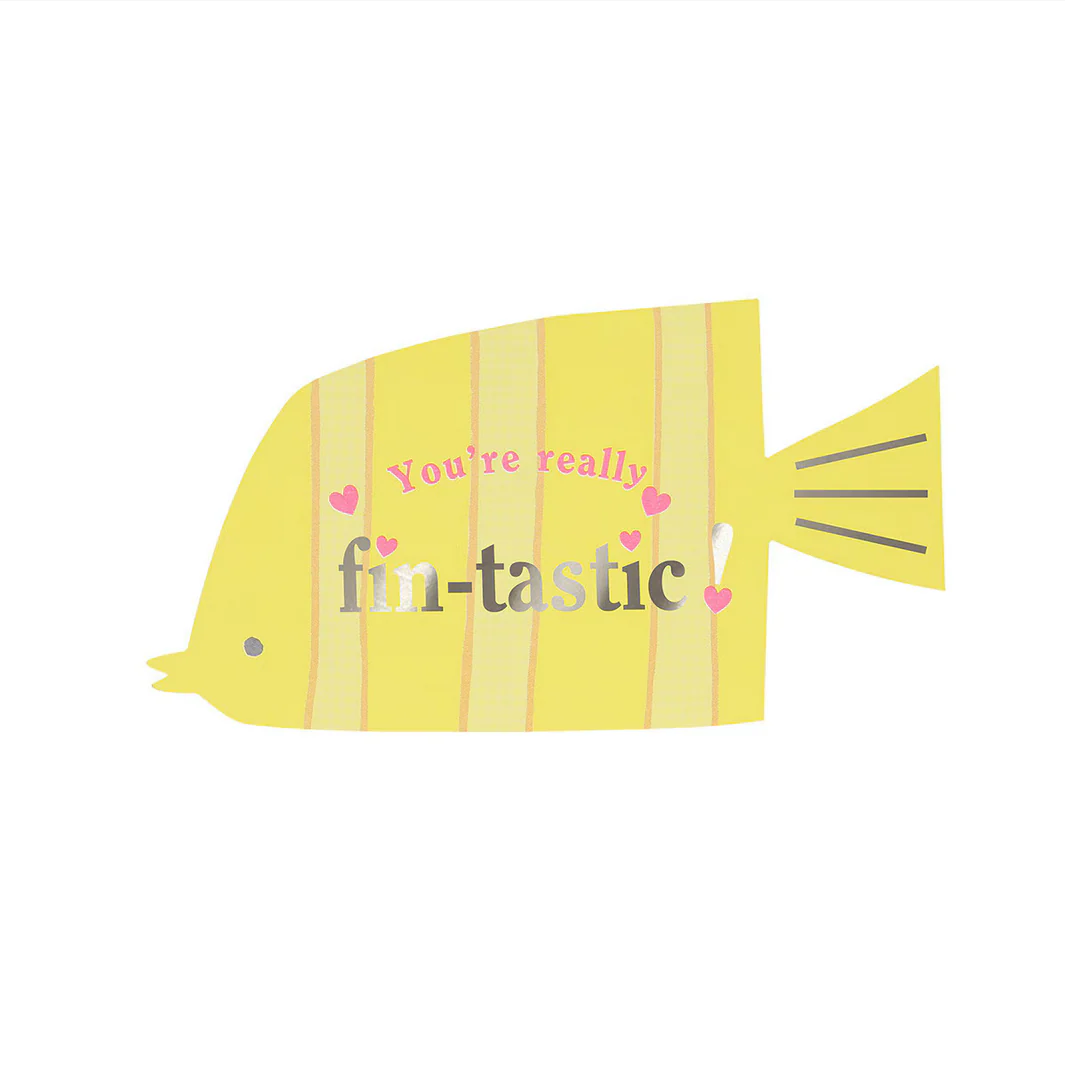 Under The Sea Kids Valentine's Cards & Erasers Set (x12) - Image 6