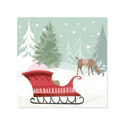 Up, Up, and Away Christmas Mini Pop-Up Card - Image 2