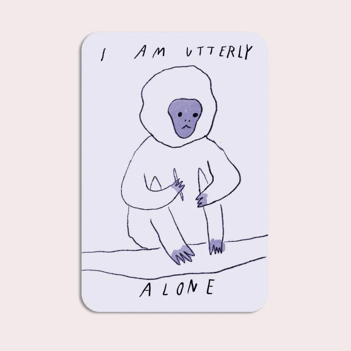 Utterly Alone Vinyl Sticker