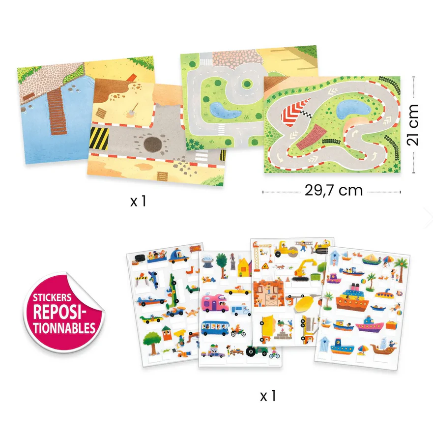 Vehicles Lift Up Stickers - Image 5