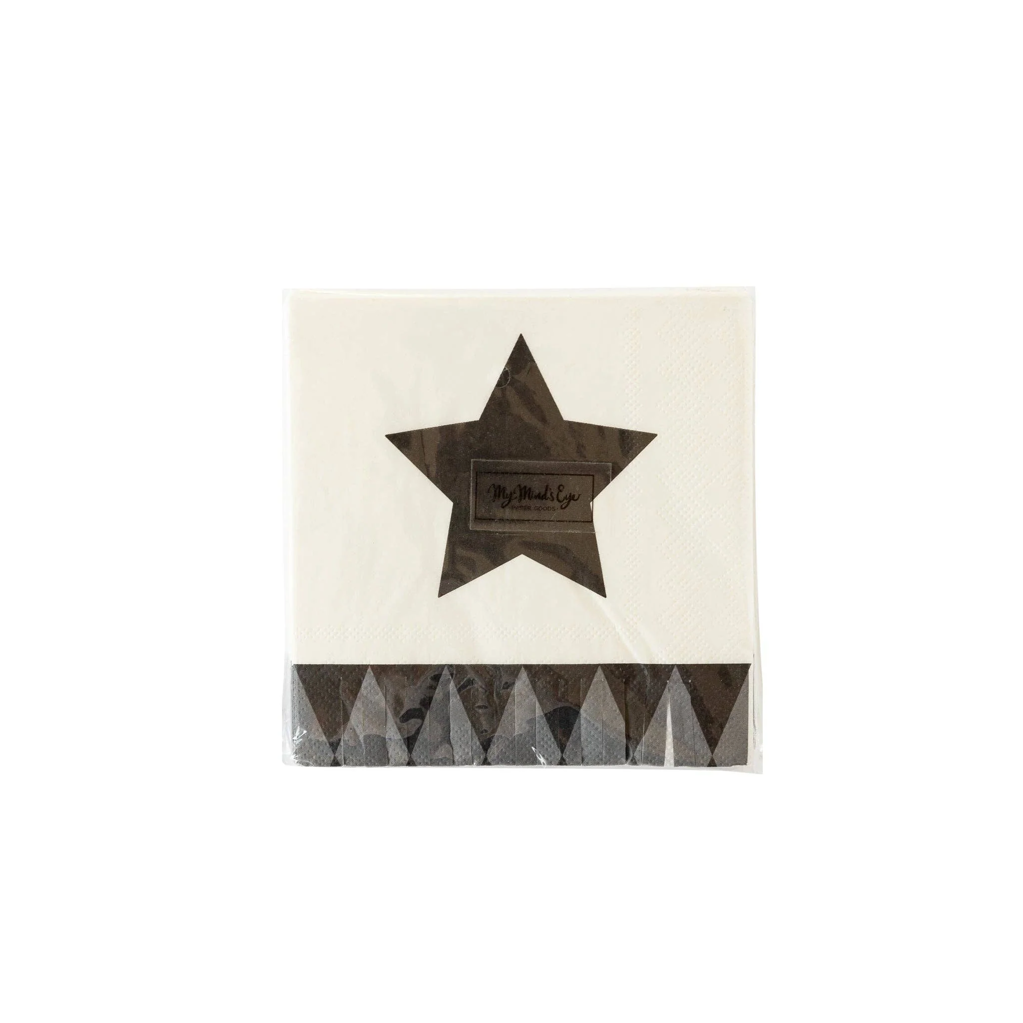 Vintage Halloween Star Fringe Cocktail Napkin (24pk) - Image 2