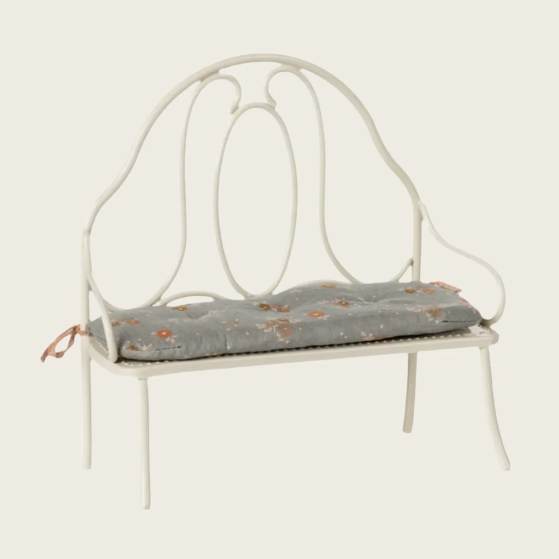 Vintage bench, Miniature - Off white - Image 2