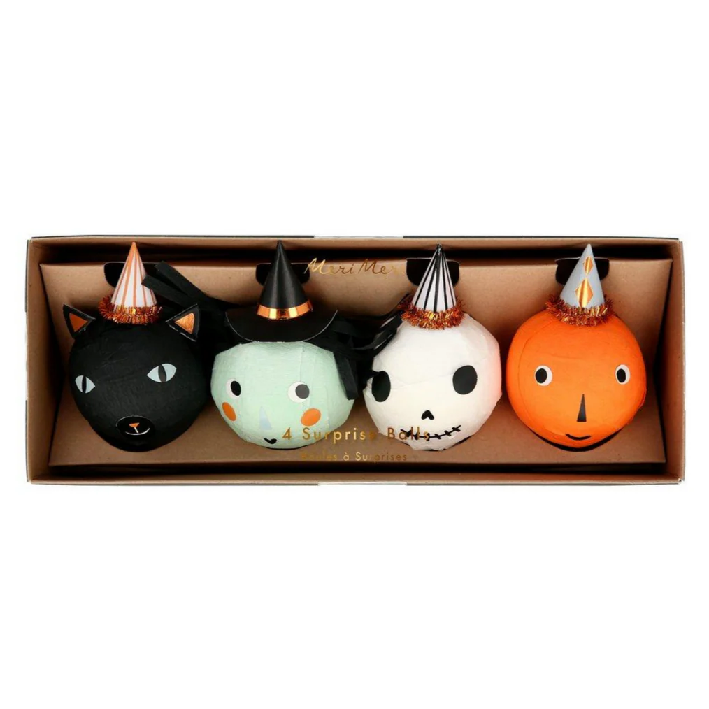 Vintage Halloween Surprise Balls (4pk) - Image 3