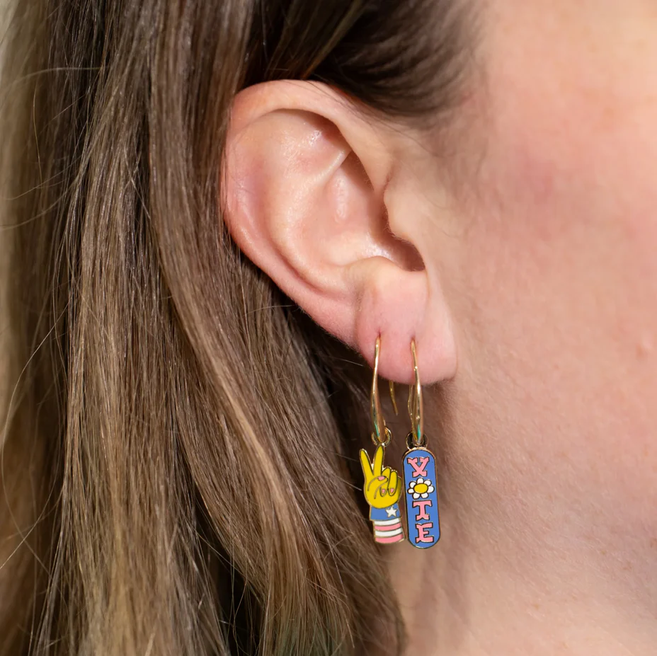 VOTE Drop Earrings - Image 2
