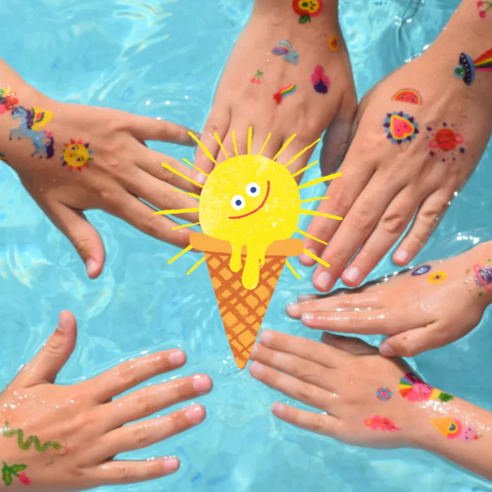 Weather Emojis Temporary Tattoos - Image 4