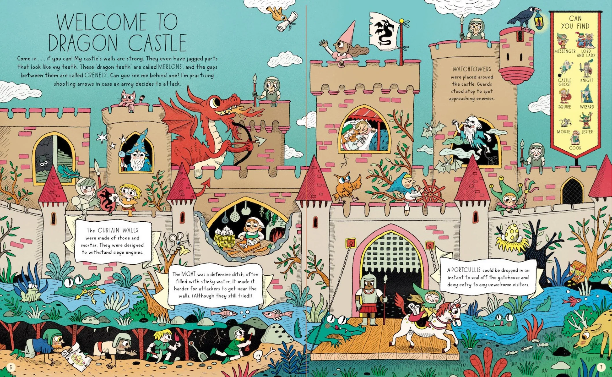 Where's Dragon in His Castle?: A Search and Find Back in Time - Image 4