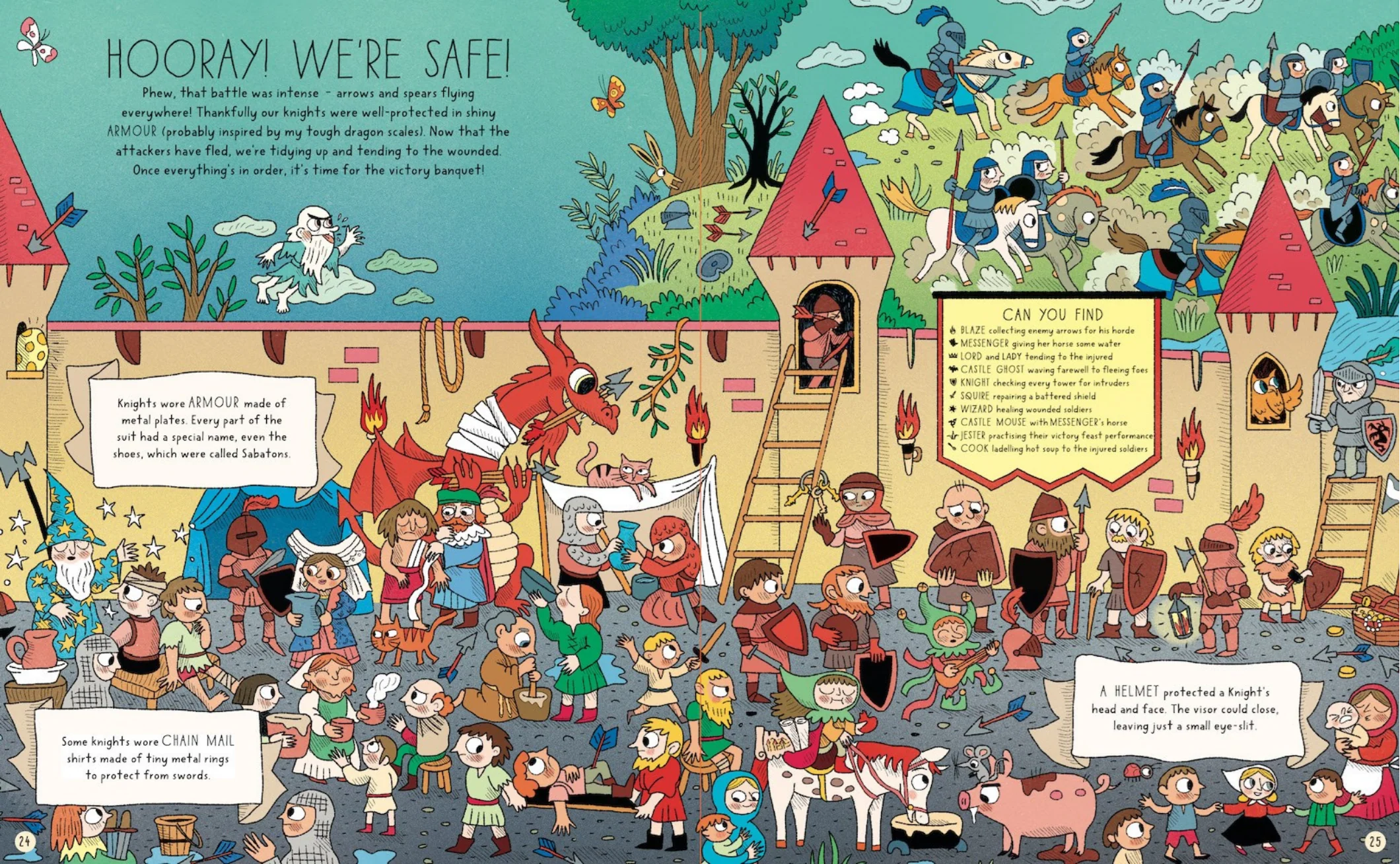 Where's Dragon in His Castle?: A Search and Find Back in Time - Image 8