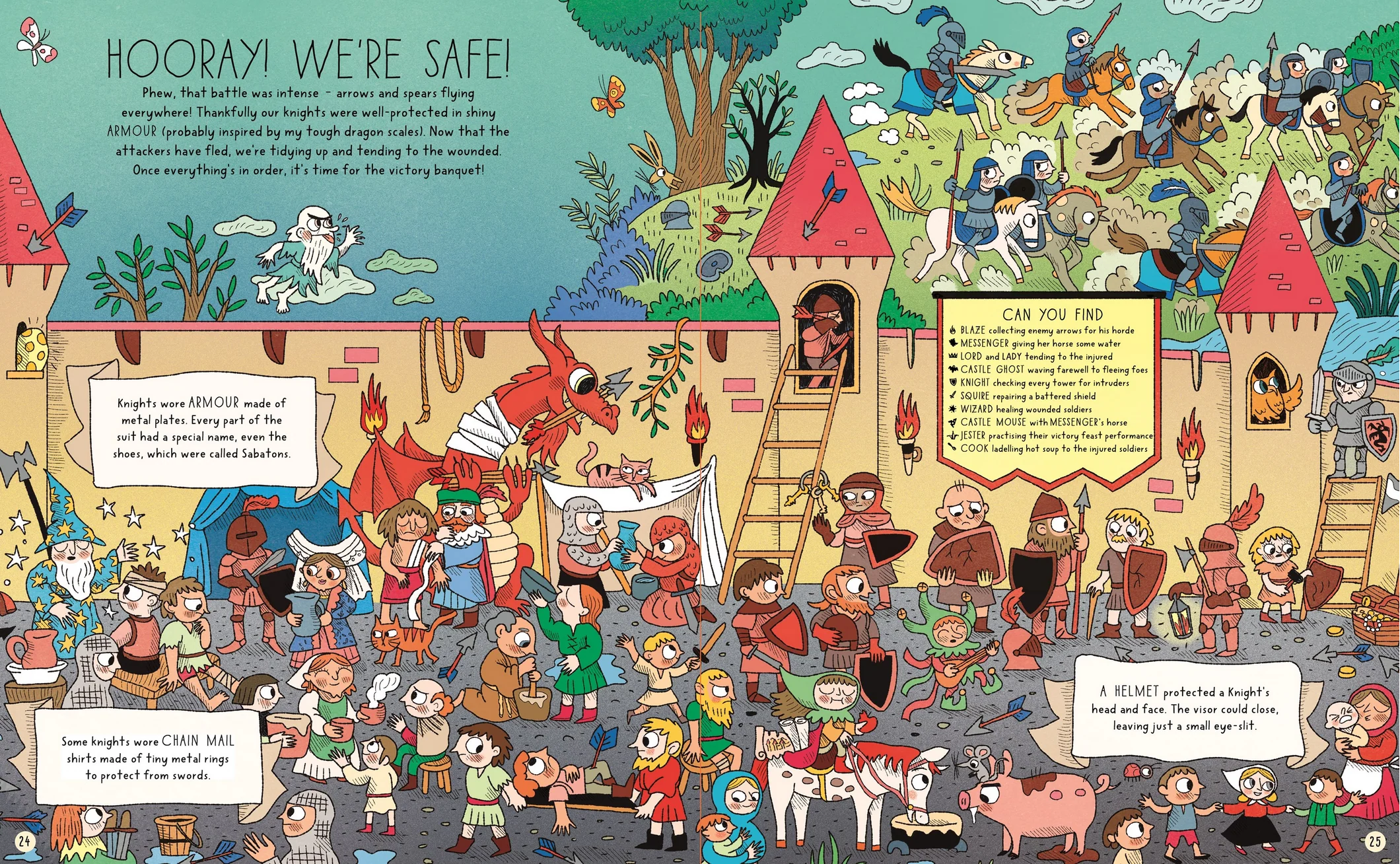 Where's Dragon in His Castle?: A Search and Find Back in Time - Image 9