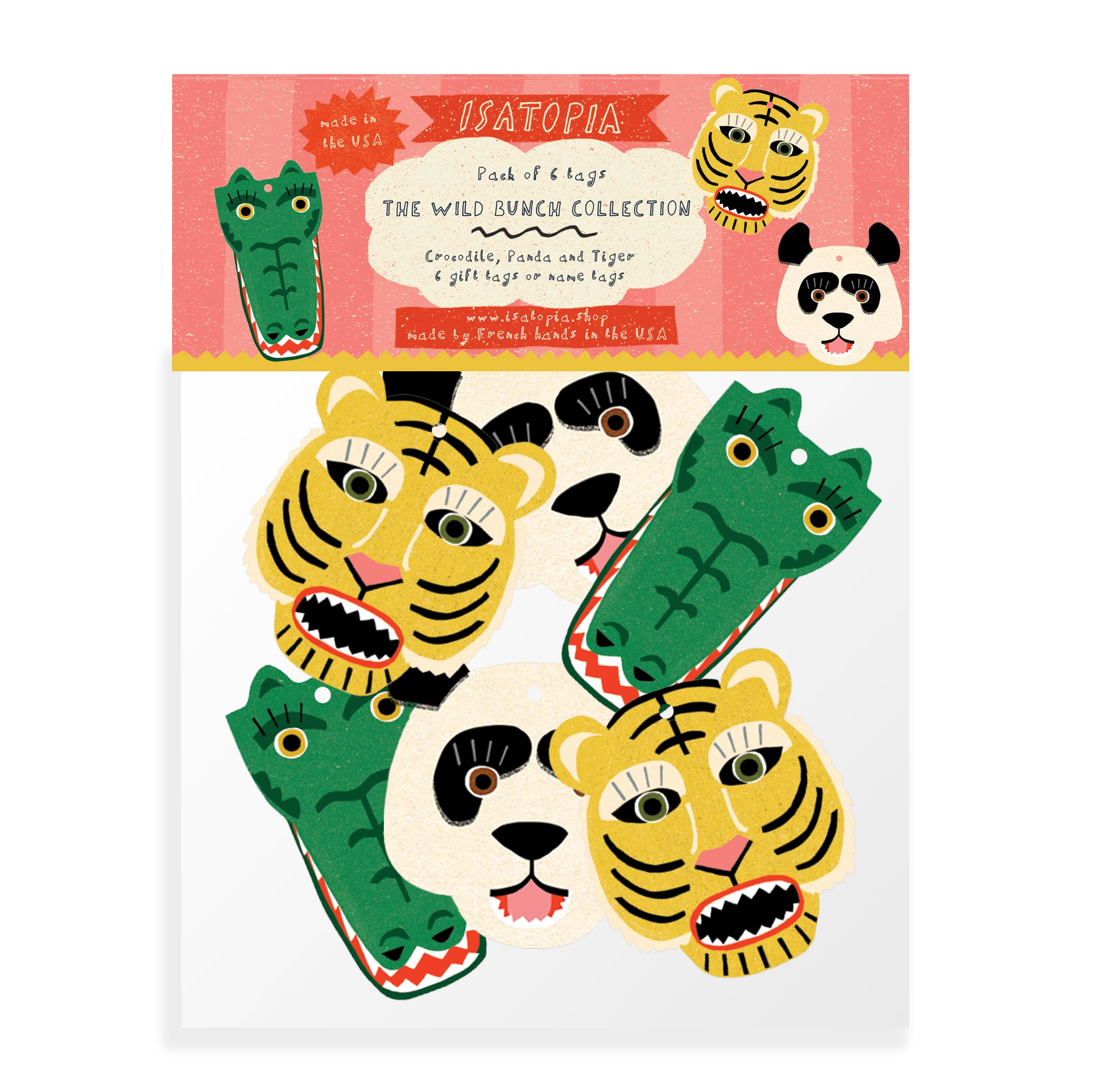Wild Bunch Gift Tags (6pk)