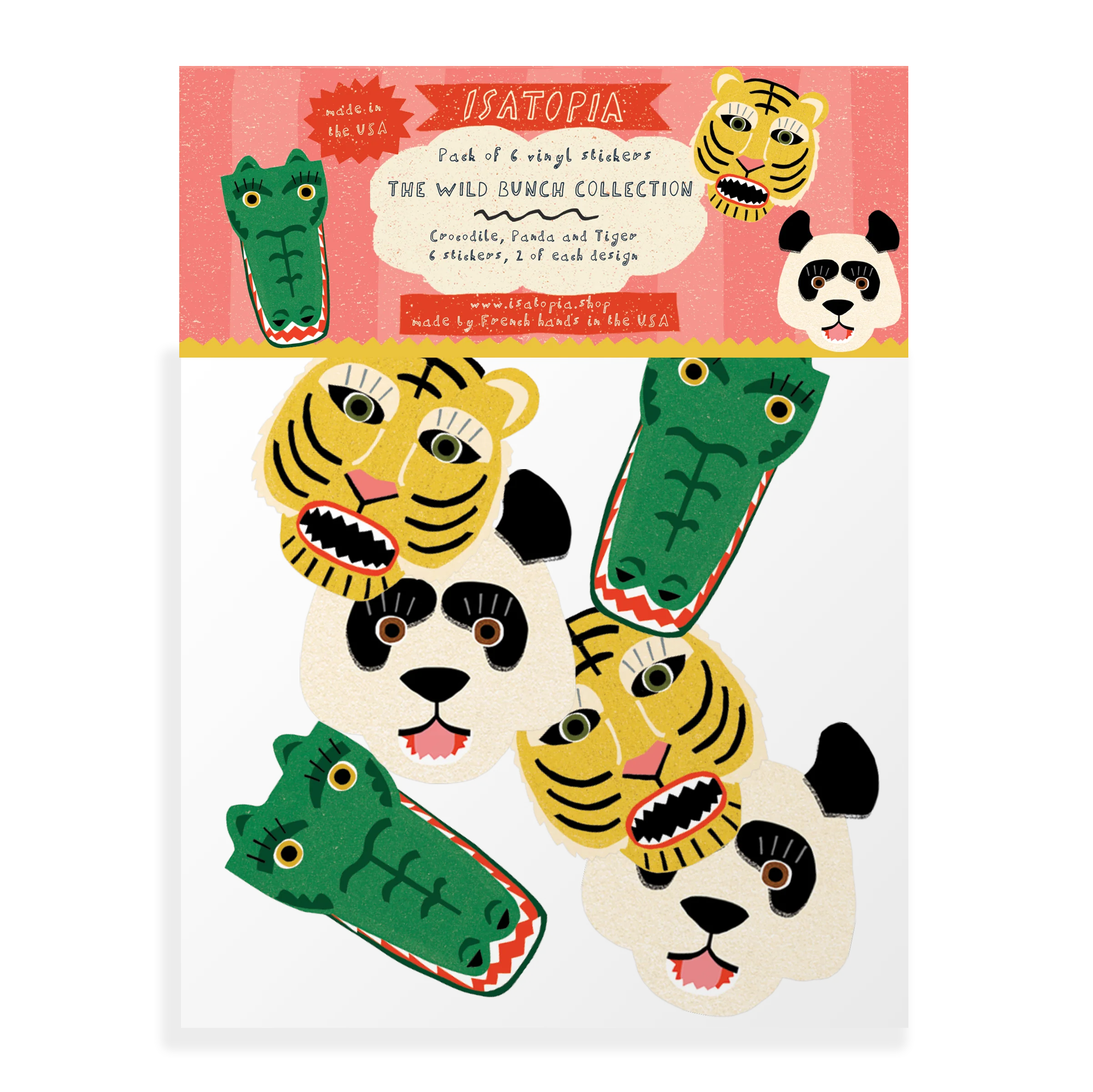 Wild Bunch Stickers Pack (6pk)