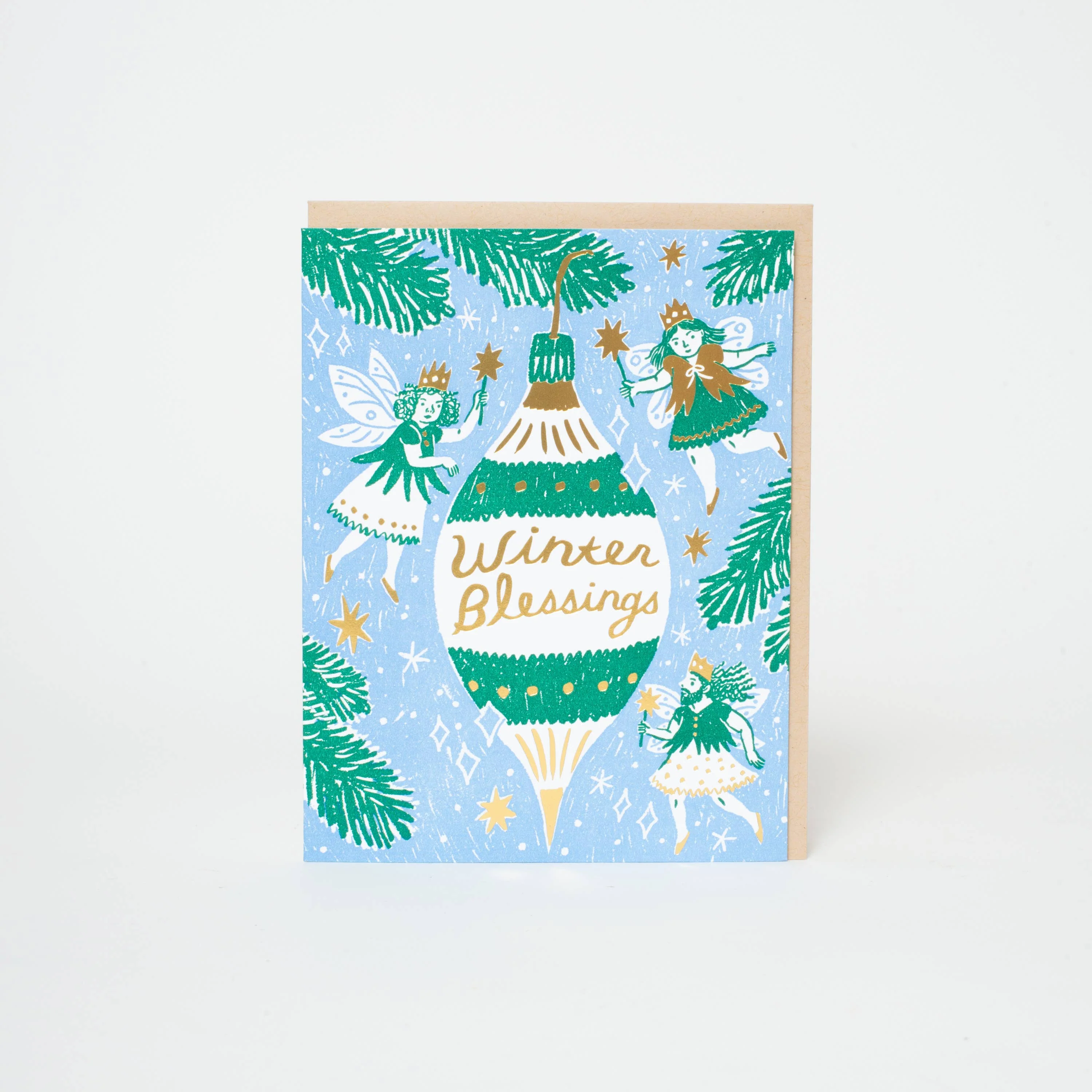 Winter Blessings Letterpress Card - Phoebe Wahl - Image 2