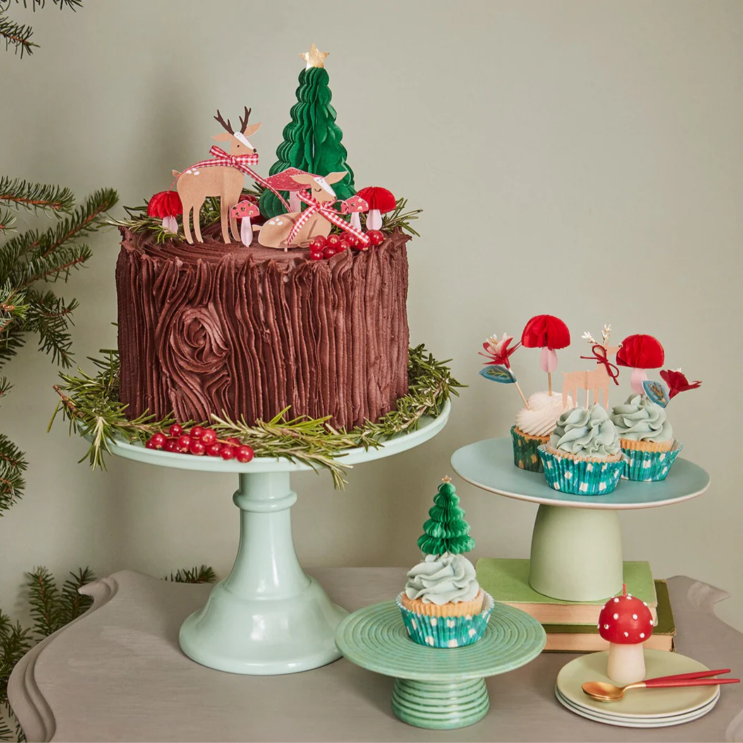 Winter Woodland Cupcake Kit (x24 toppers) - Image 2