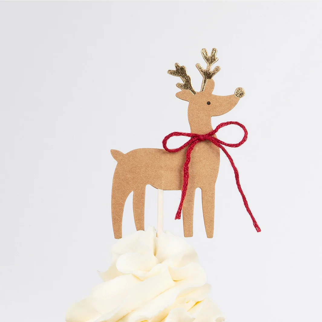 Winter Woodland Cupcake Kit (x24 toppers) - Image 5