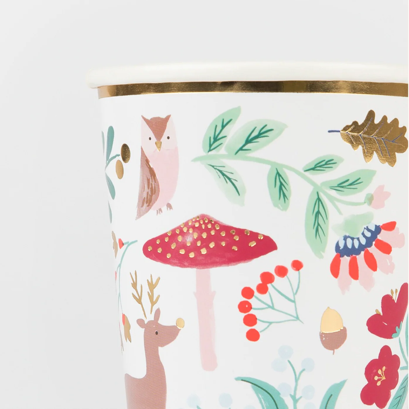Winter Woodland Cups (8pk) - Image 2