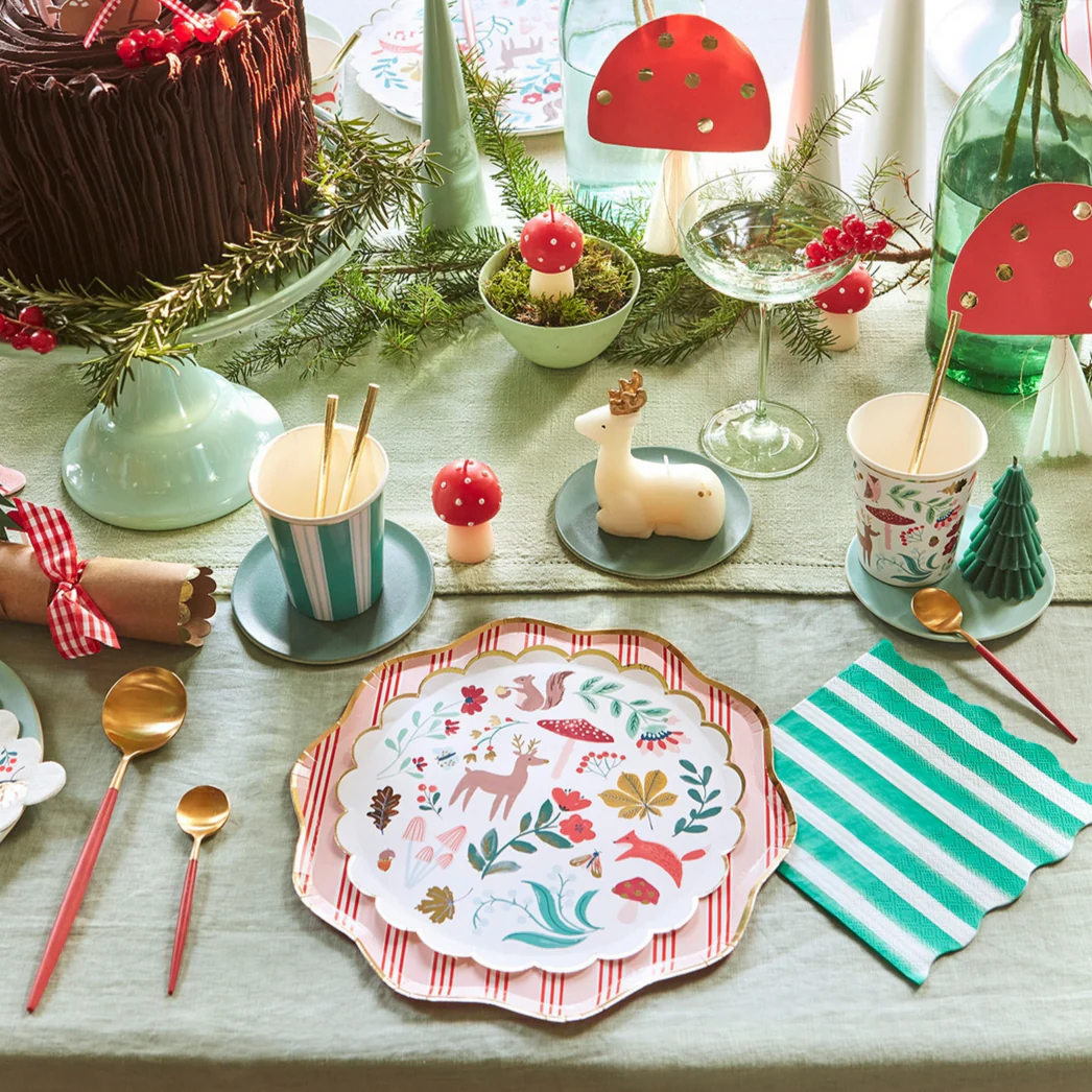 Winter Woodland Side Plates (x8) - Image 2