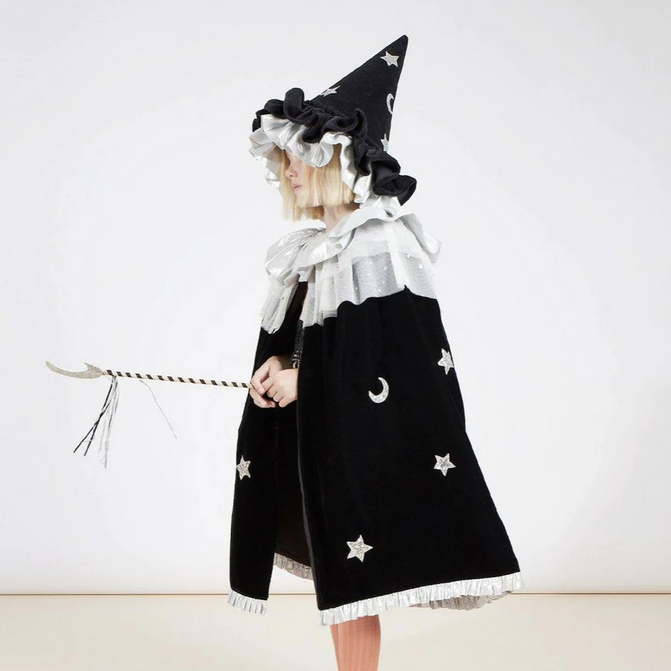 Witch/Wizard Cape Costume (cape and wand only) - Image 3
