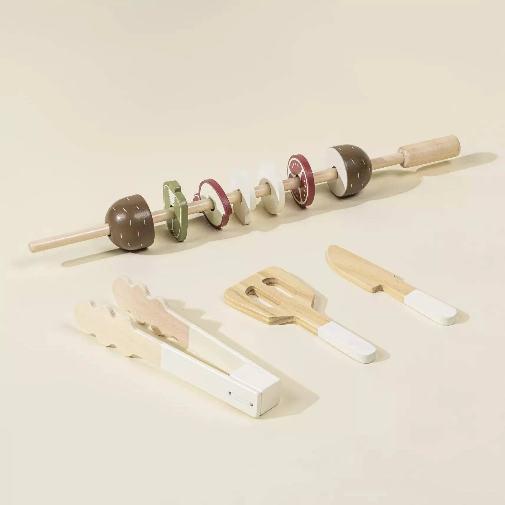 Wooden Barbecue Playset and Accessories - Image 3