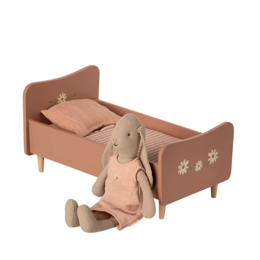 Wooden Bed, Mini - Rose - Image 2