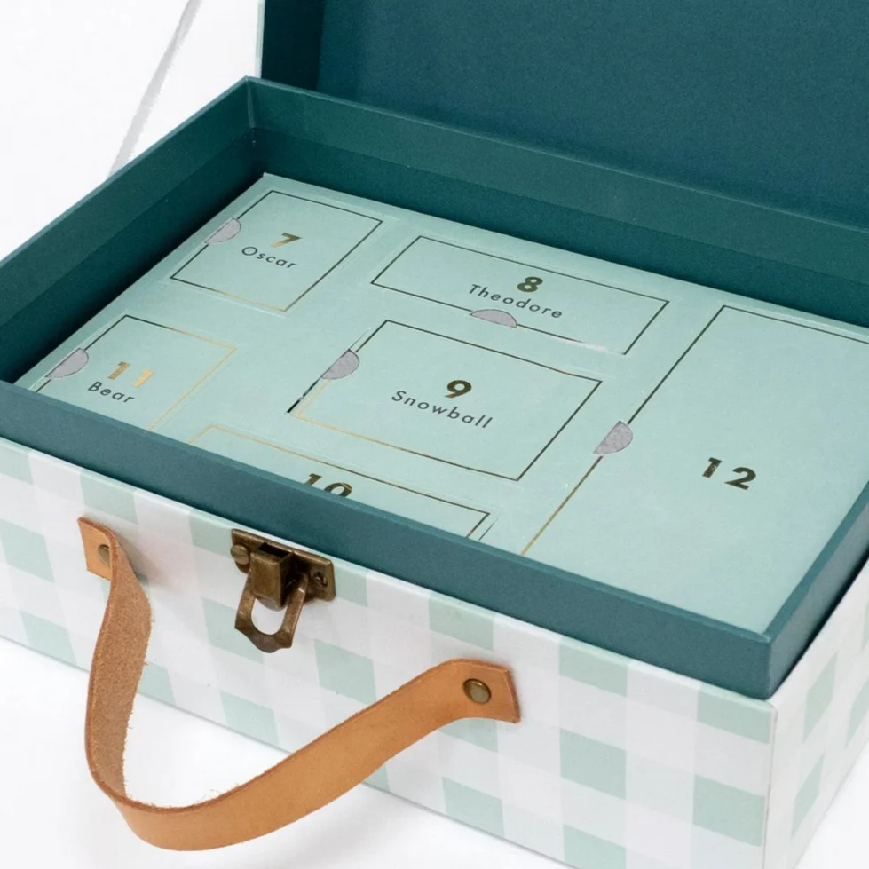 Wooden Cat Advent Suitcase - Image 4