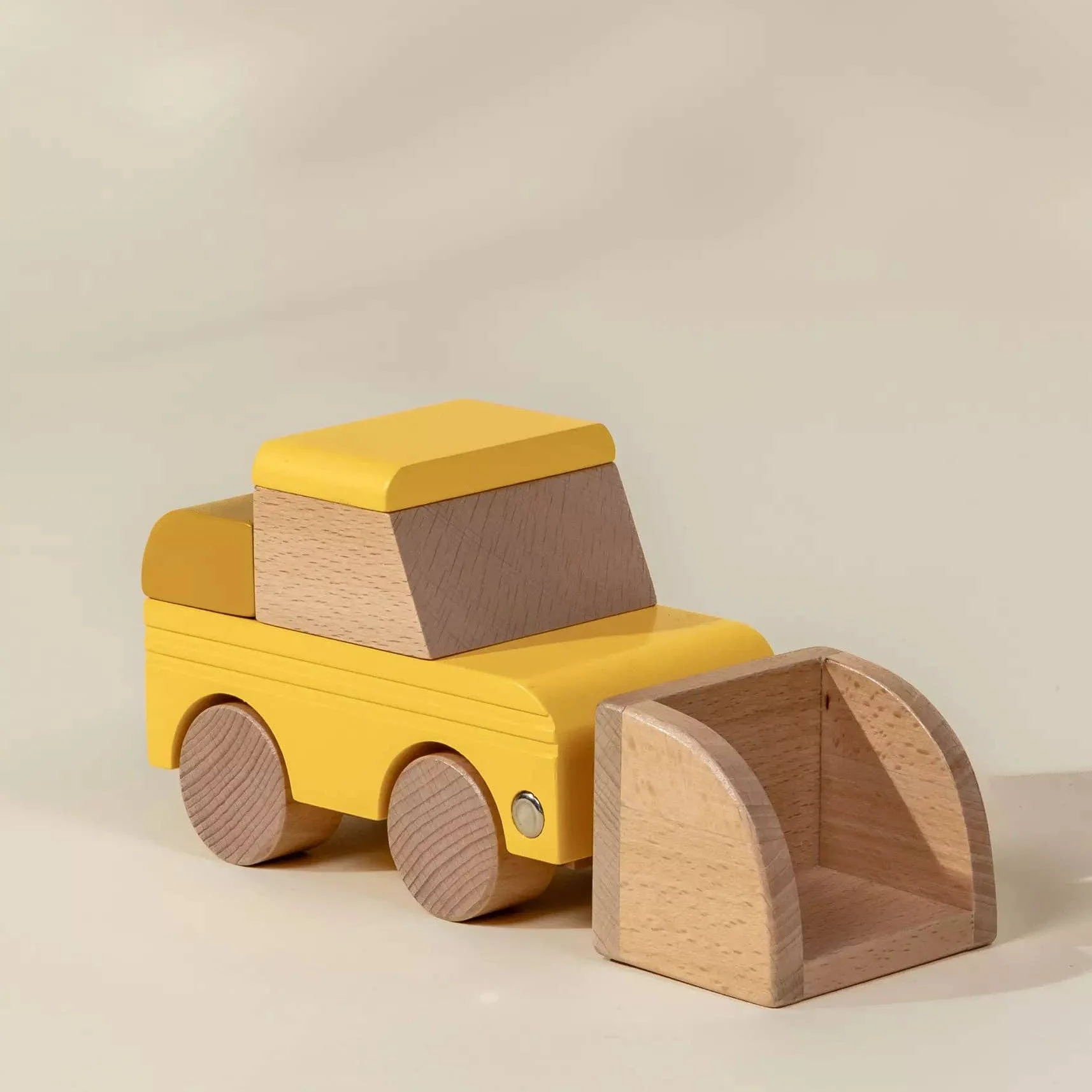Wooden Construction Vehicle - Bulldozer