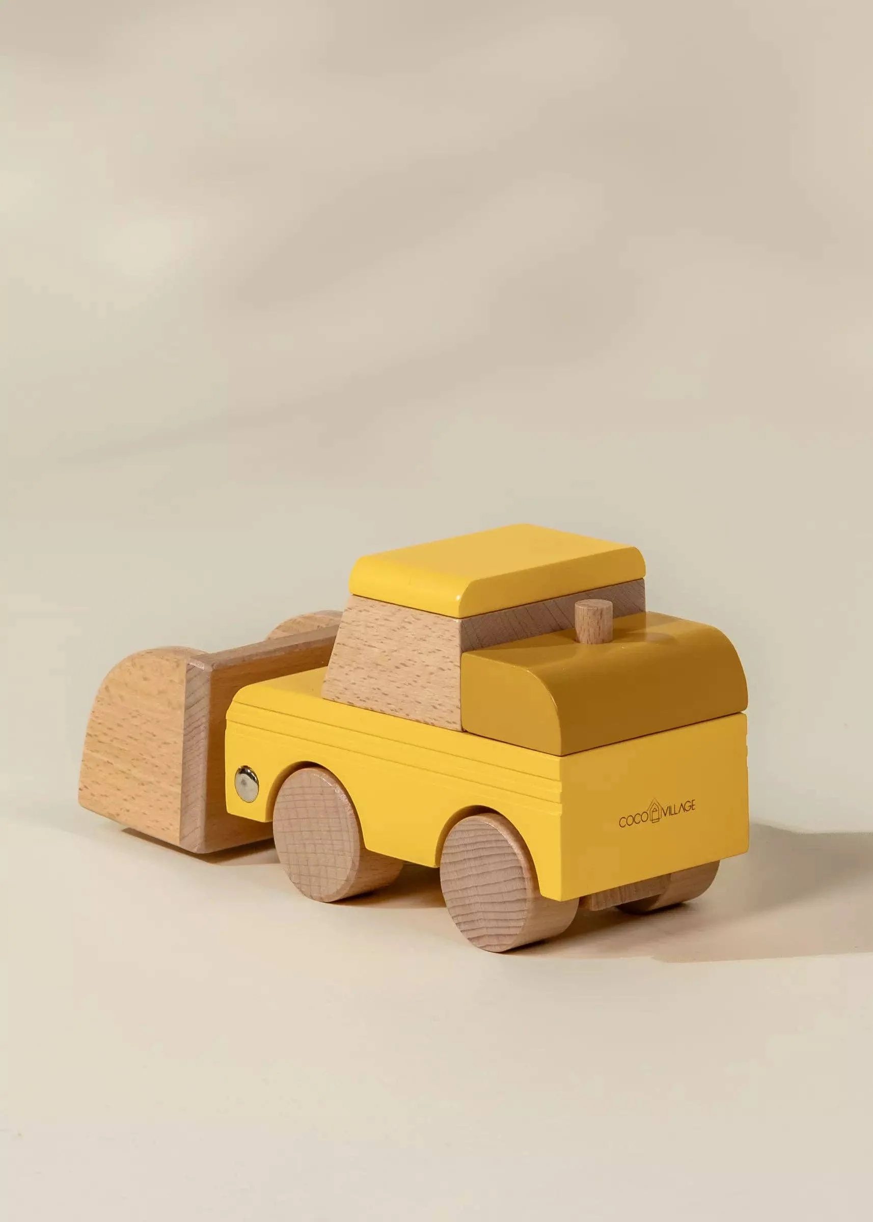 Wooden Construction Vehicle - Bulldozer - Image 3