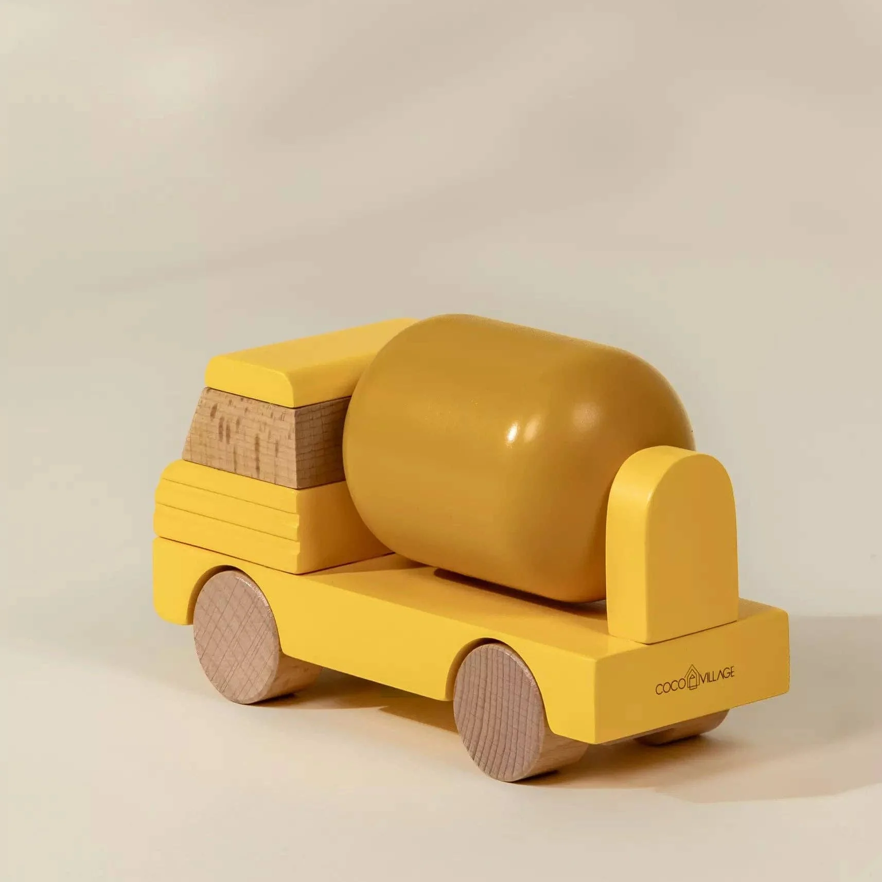 Wooden Construction Vehicle - Cement Truck - Image 3