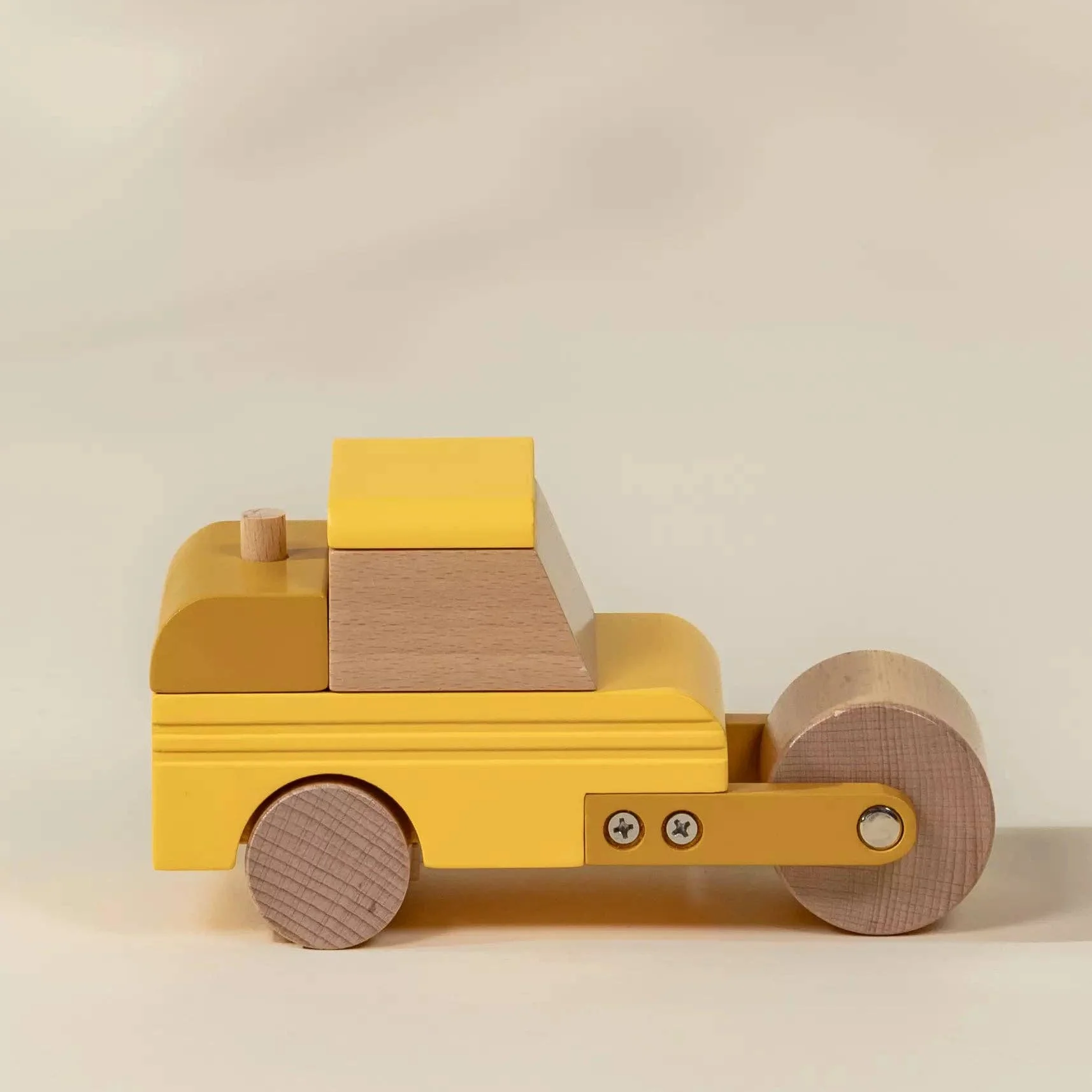 Wooden Construction Vehicle - Compactor - Image 2