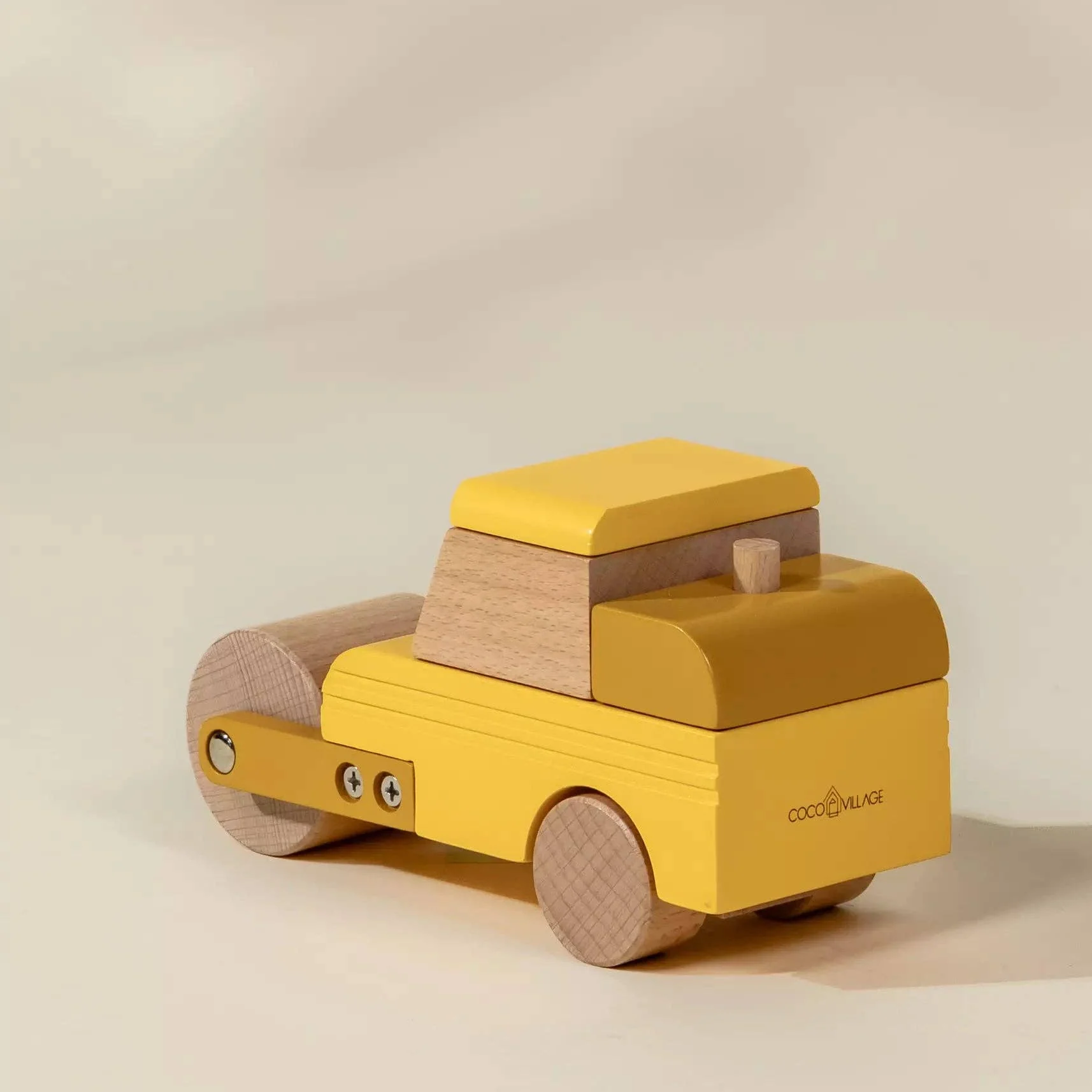 Wooden Construction Vehicle - Compactor - Image 3