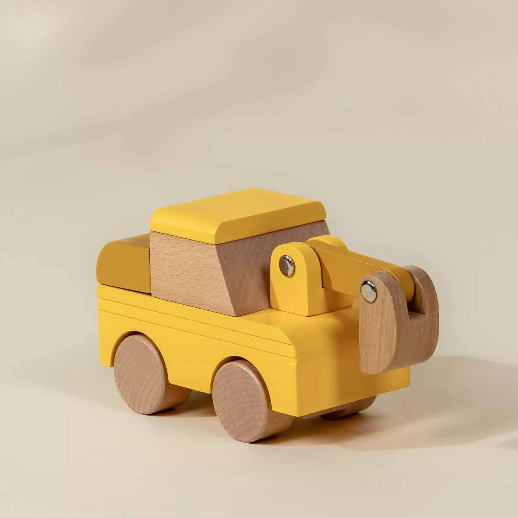 Wooden Construction Vehicle - Excavator - Image 2