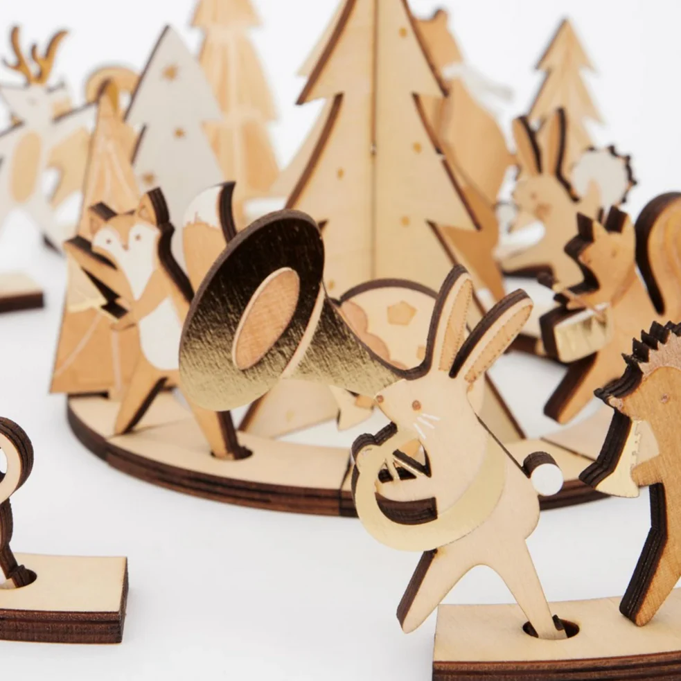Wooden Marching Band Advent Calendar - Image 3