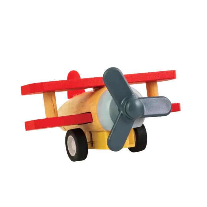 Wooden Pull Back Glider Plane - Image 2