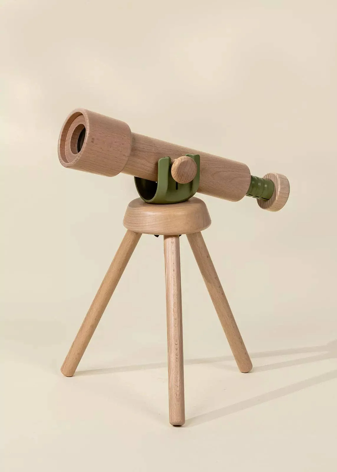 Wooden Tripod Telescope – 15x Zoom - Image 3