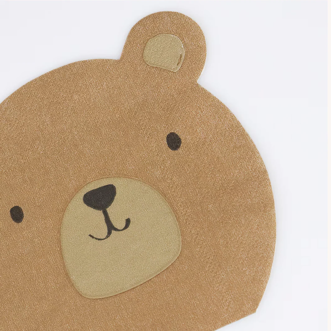 Woodland Bear Napkins - Image 3