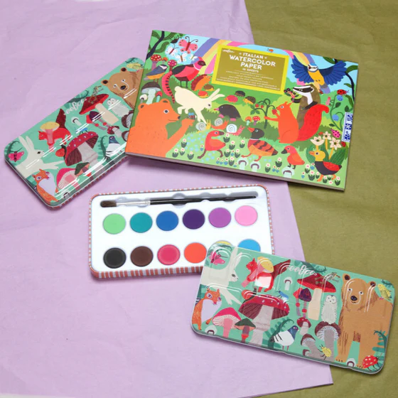 Woodland Rainbow Watercolor Pad - Image 2