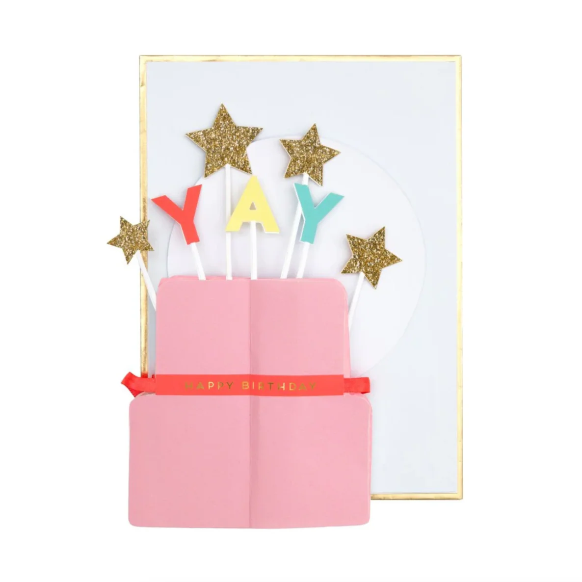 Yay! Cake Stand-Up Card - Image 2