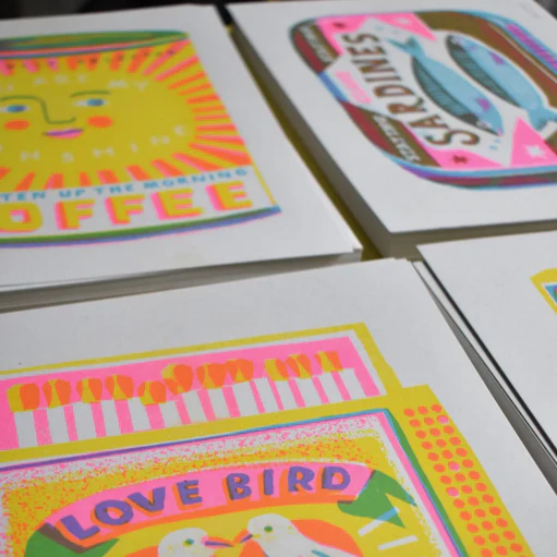 You Are My Sunshine Riso Print -Louise Lockhart - Image 3