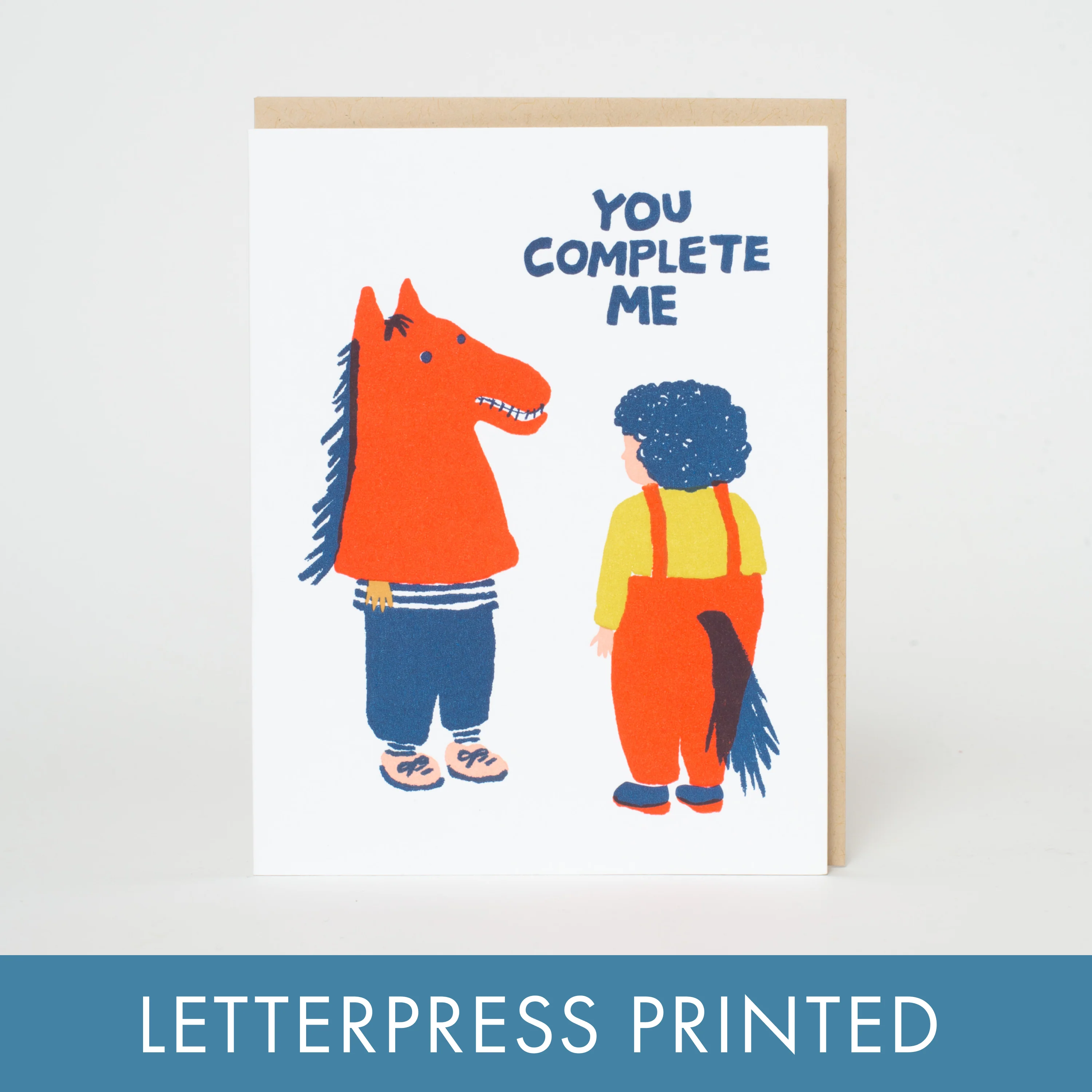 You Complete Me Letterpress Card - Image 2