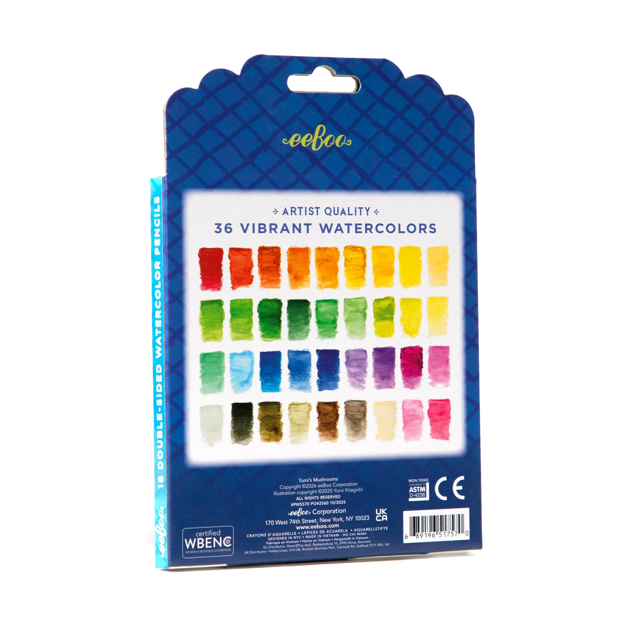 Yumi's Mushrooms 18 Double-Sided Watercolor Pencils - Image 5