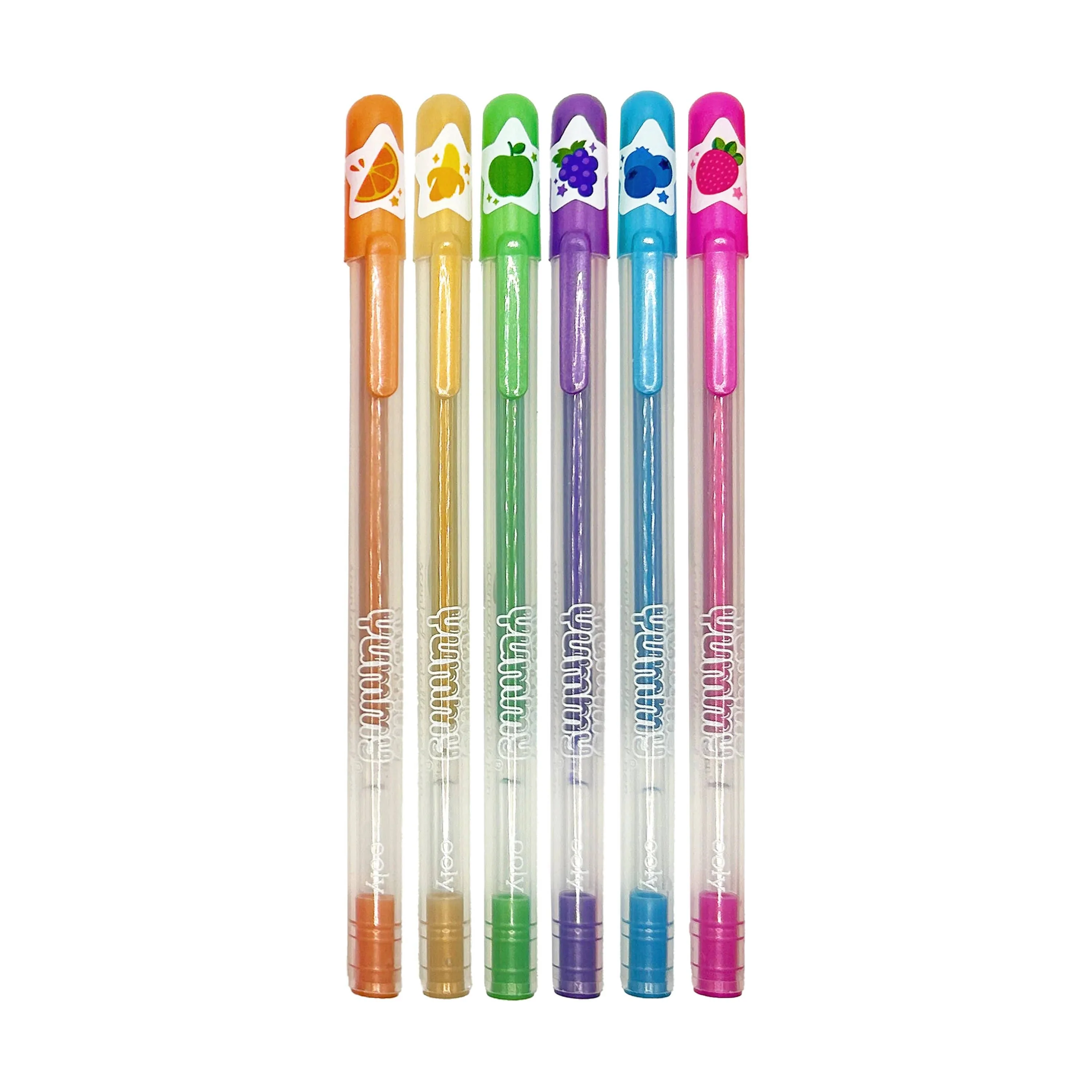 Yummy Yummy Scented Gel Pens - Metallic (Set of 6) - Image 4