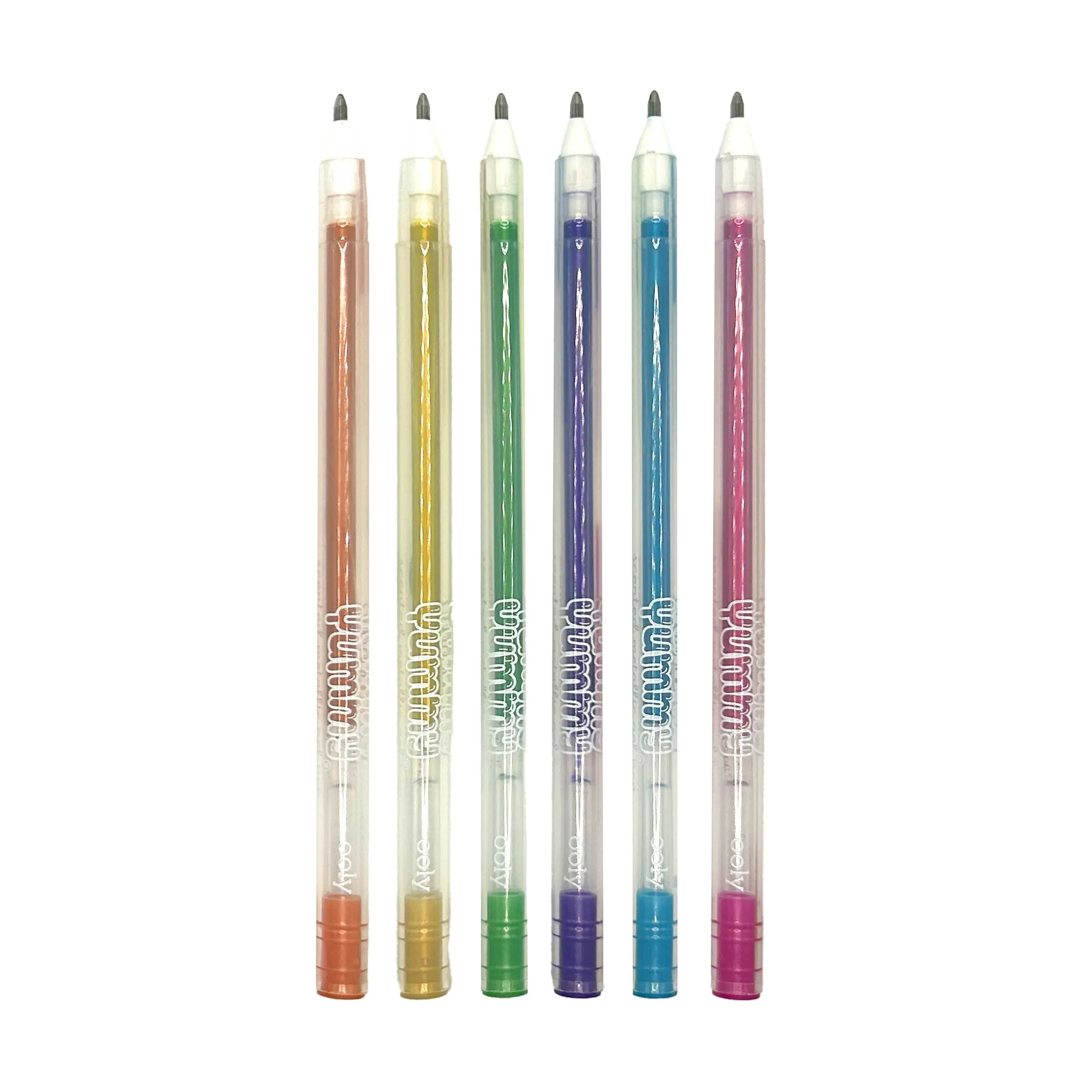 Yummy Yummy Scented Gel Pens - Metallic (Set of 6) - Image 5